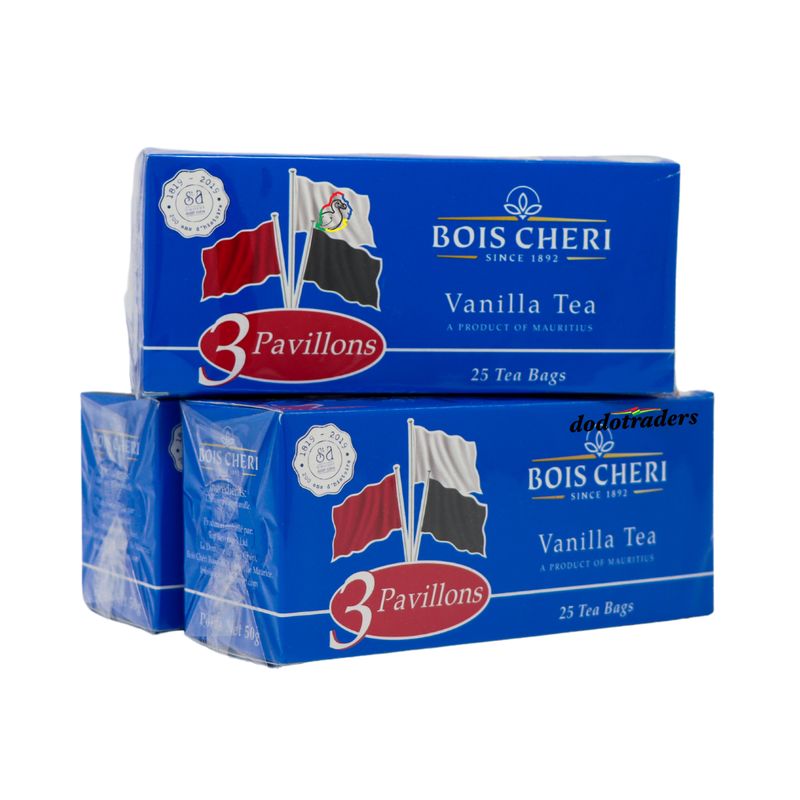 Bois Cheri Vanilla Tea Bags  50g
