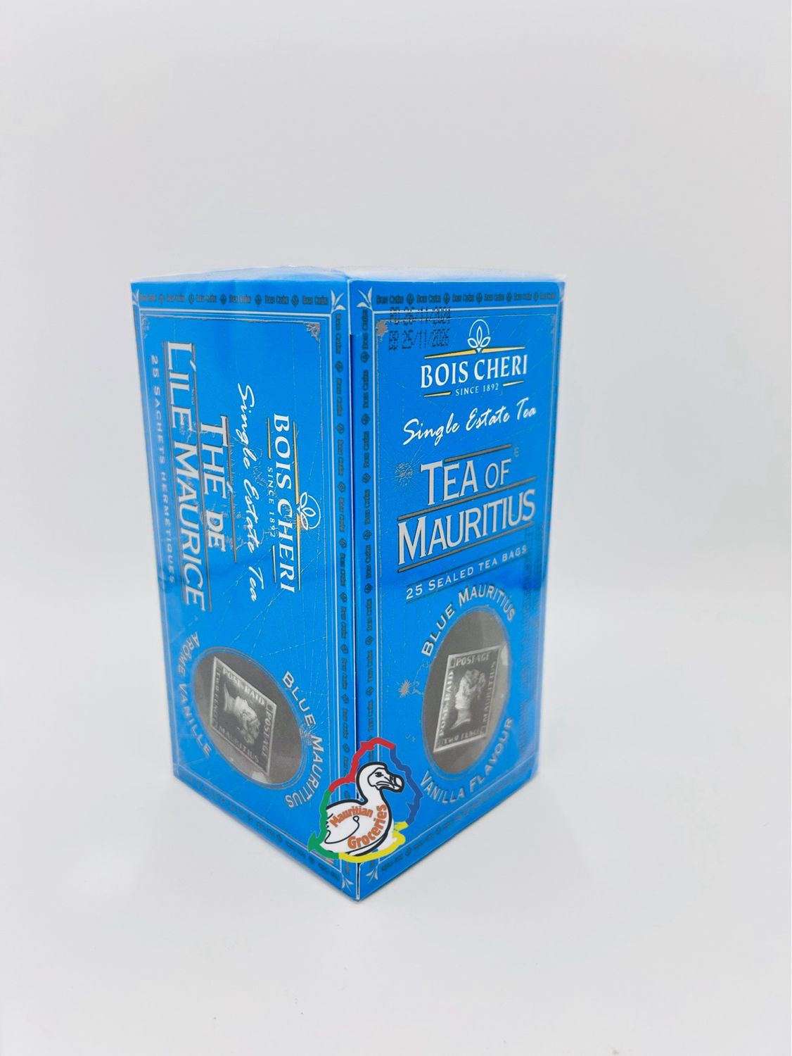 Bois Cheri Vanilla Individually Wrapped Single estate Tea Bags 50g