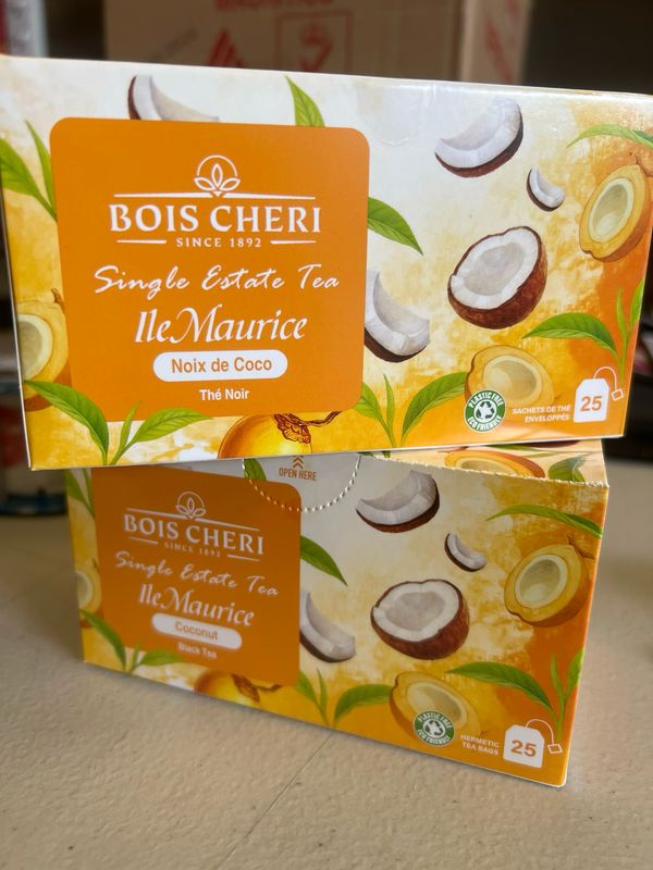 Bois Cheri Coconut Tea Bags 50g