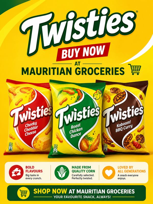 Trio Pack Of Twisties 60g - Cheese, BBQ & Chicken