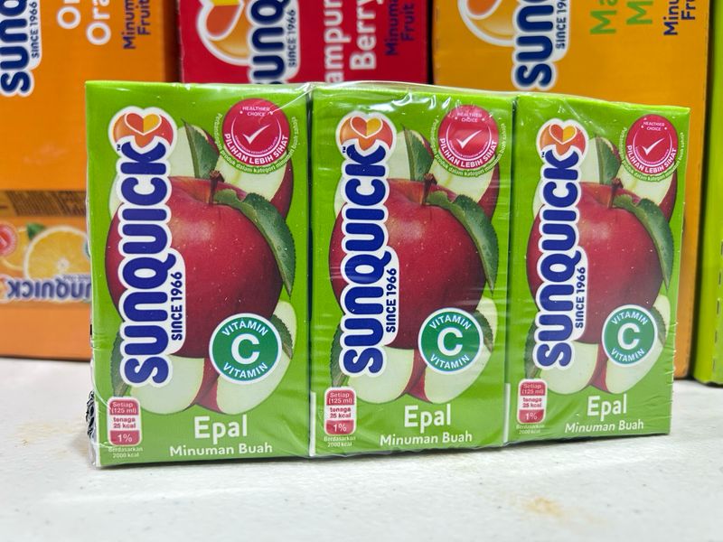 SunQuick 125ml Pack Of 3 Apple