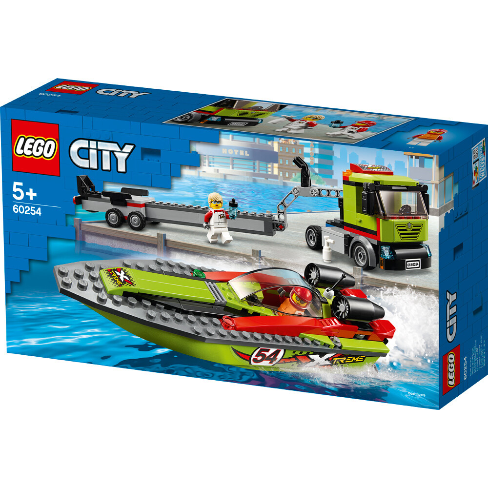 LEGO CITY 60254 TRASPORTATORE DI MOTOSCAFI