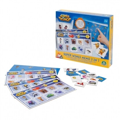 SUPER WINGS MEMO 3 IN 1
