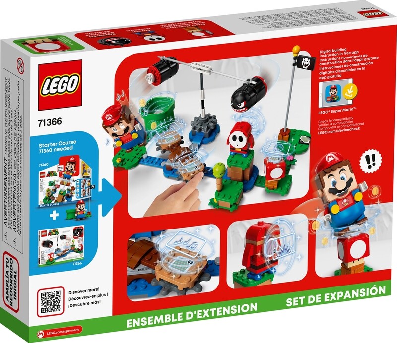 LEGO SUPER MARIO 71366 SBARRAMENTO DI PALLOTTOLONI BILL