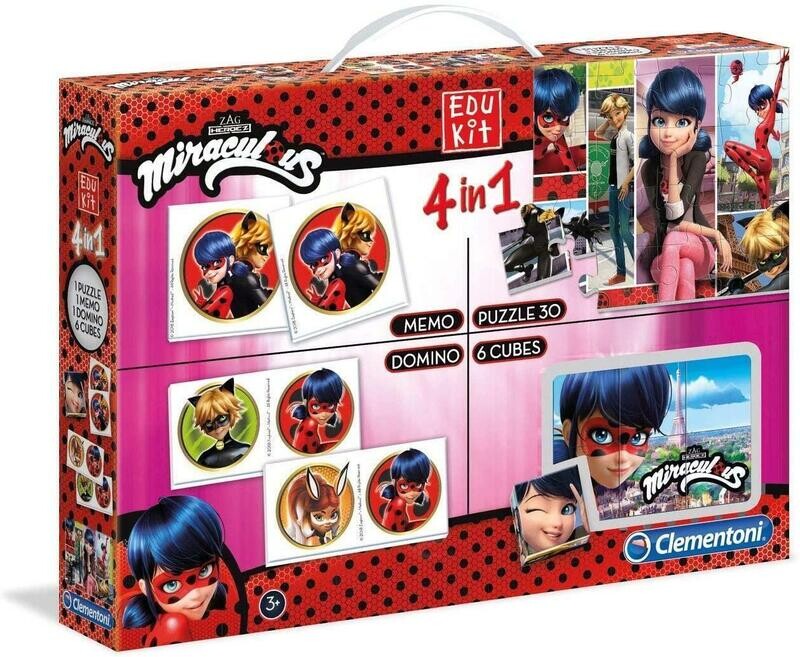 CLEMENTONI EDUKIT 4 IN 1 MIRACULOUS