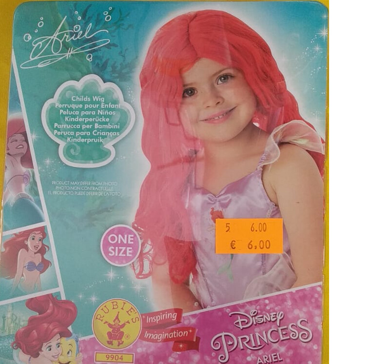 parrucca ariel