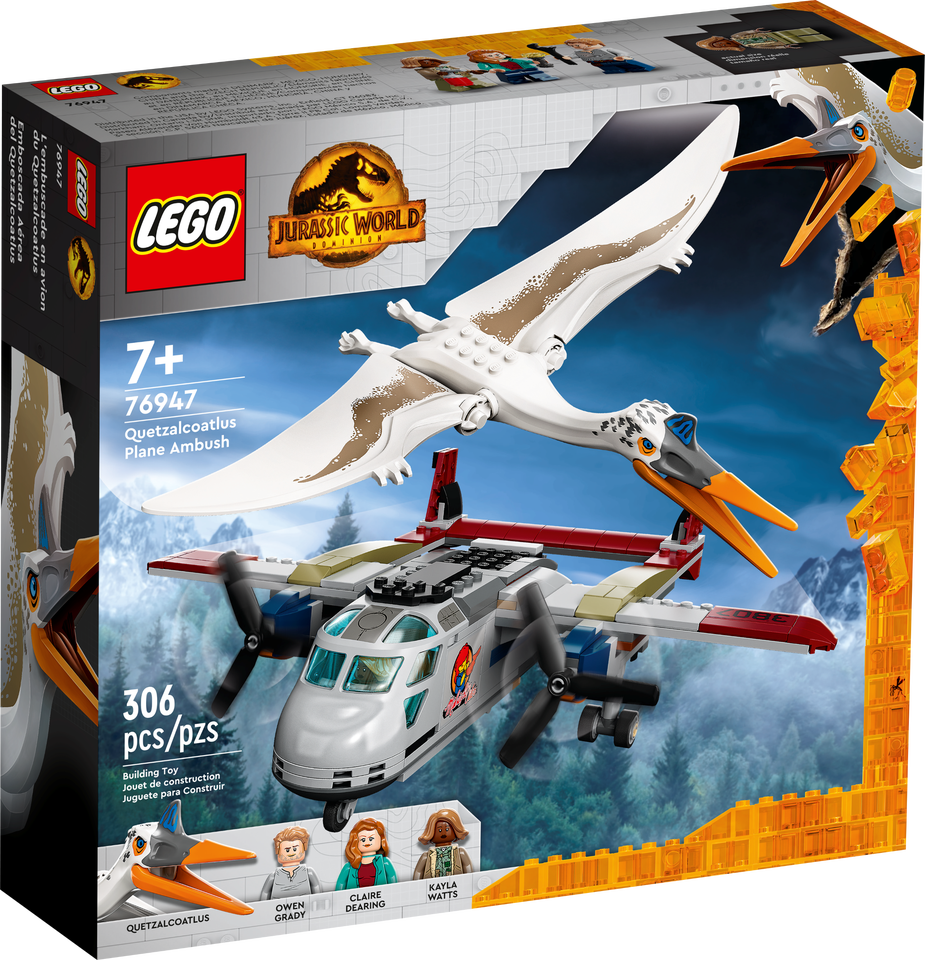 LEGO JURASSIC WORLD 76947 QUETZALCOATLUS AGGUATO AEREO