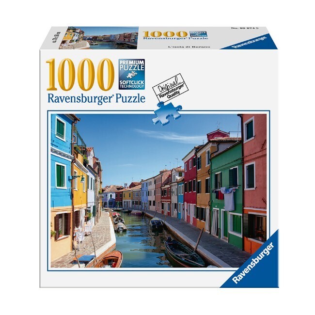 PUZZLE L'ISOLA DI BURANO VENEZIA  1000 PEZZI