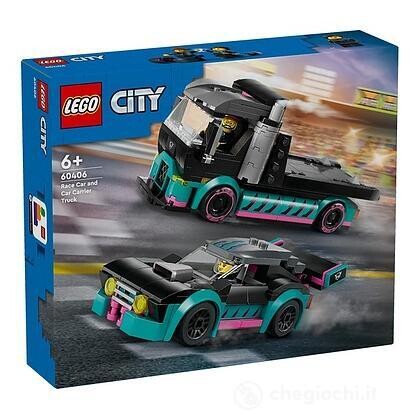 LEGO 60406 AUTO DA CORSA CON TRASPORTATORE