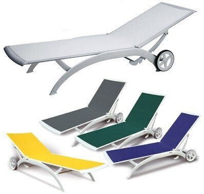 LETTINO LEMANO ROVERGARDEN BIANCO -BLU CON RUOTE