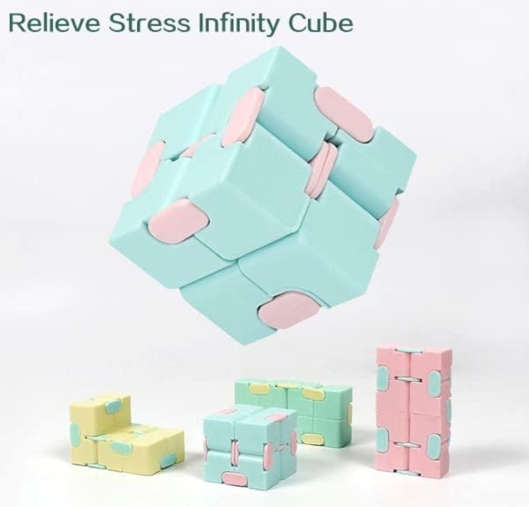 12 Pcs Infinity Cubes Fidget Sensory Top