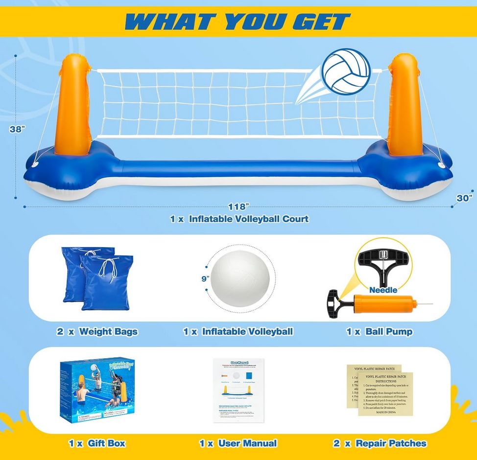Lake Volleyball Set