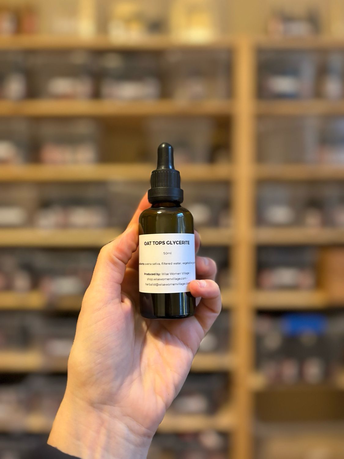 Milky Oat Tops Glycerite