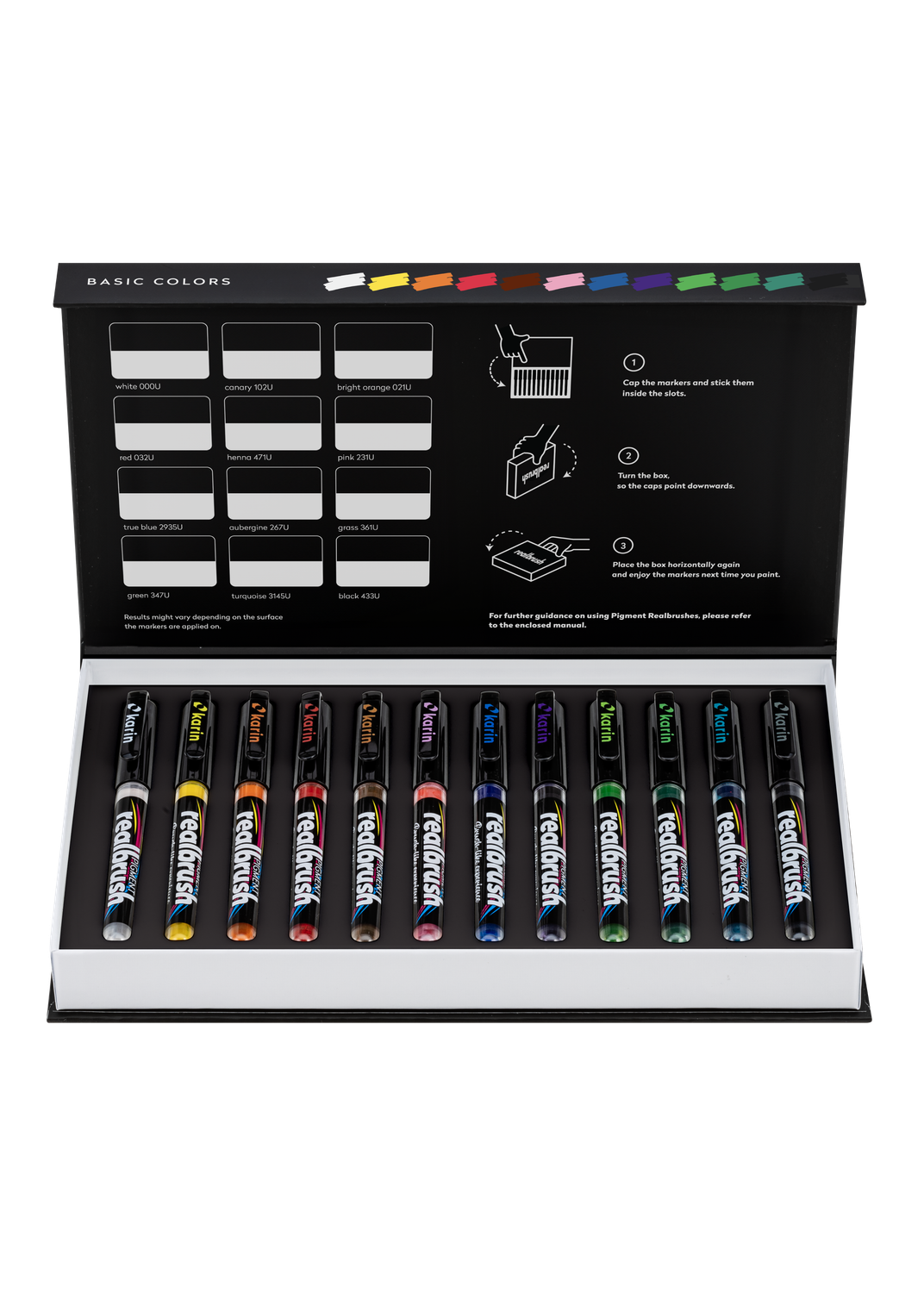 Realbrush PIGMENT Basic Colors Collection 12 pcs