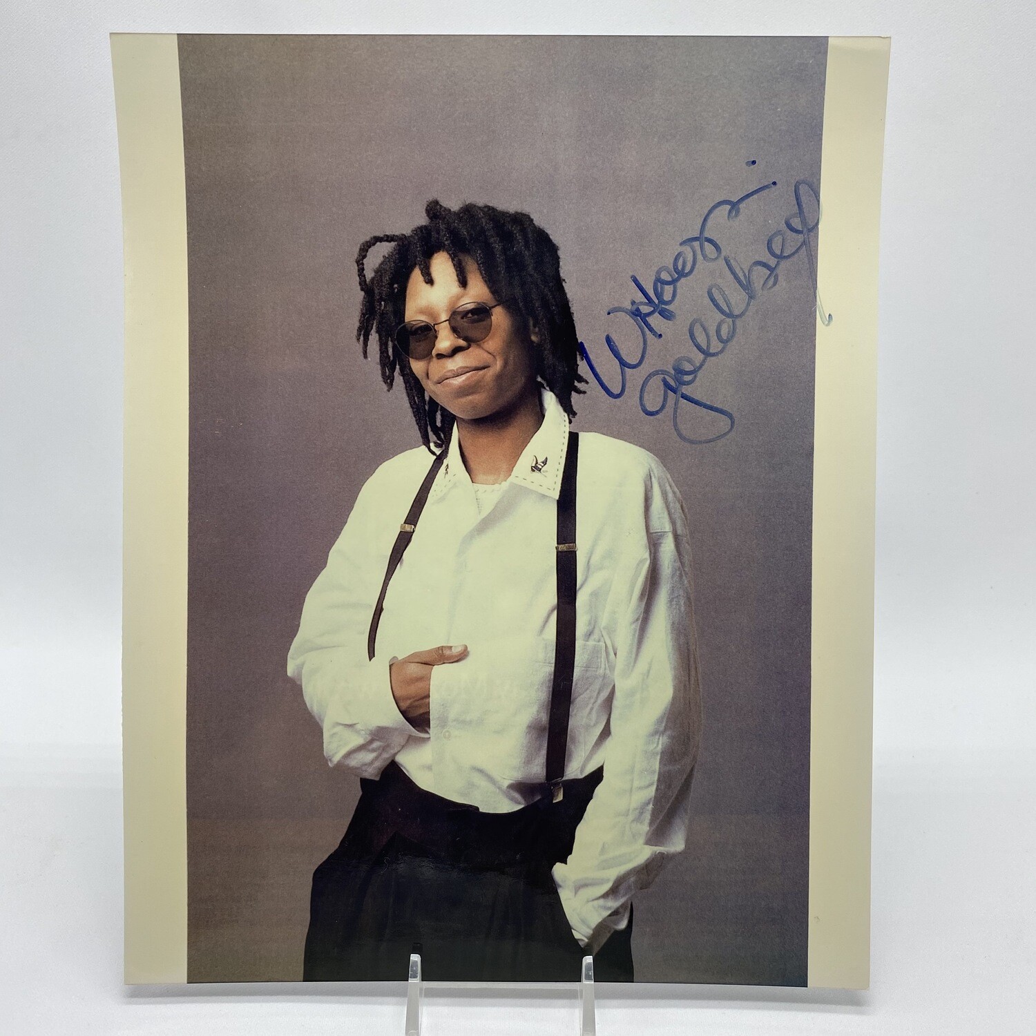 ORIGINAL Whoppe Goldberg Hand Signed Photo