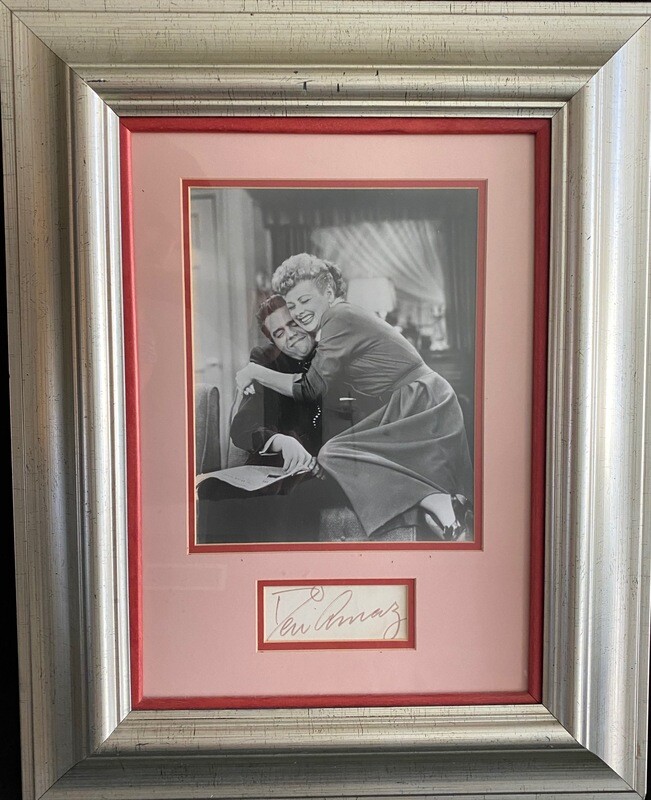 Desi Arnaz From &quot;I Love Lucy&quot; Signed Autograph + a Photograph
