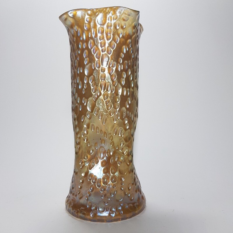 Beautiful Art Nouveau Glass Loetz Vase Candia Diaspora 1900