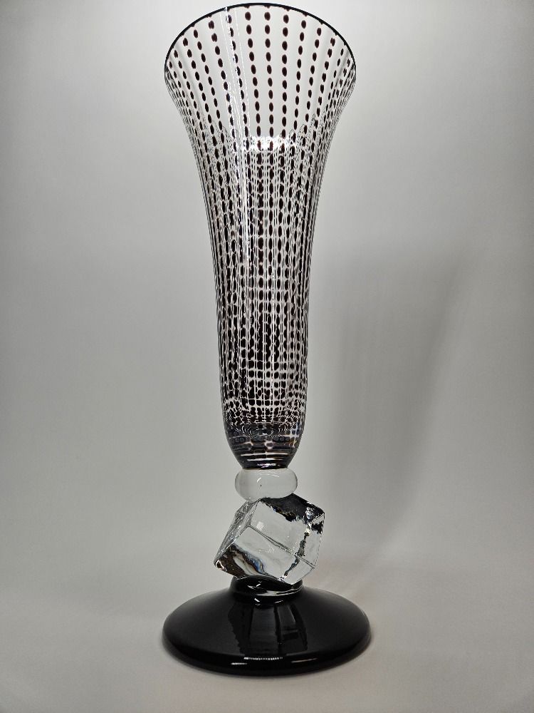 Midcentury Italian Murano Glass Vase