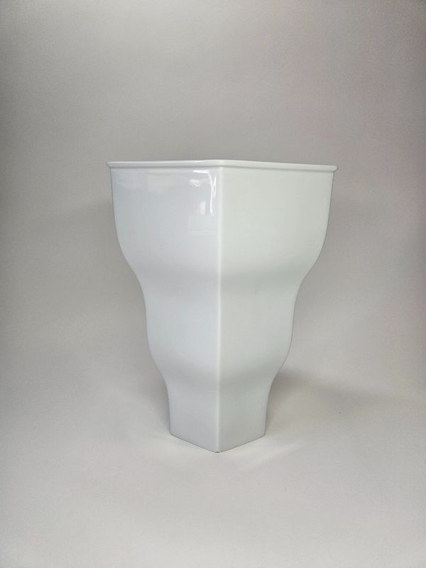 White Elegant  Porcelain Vase by Rosenthal 1960s