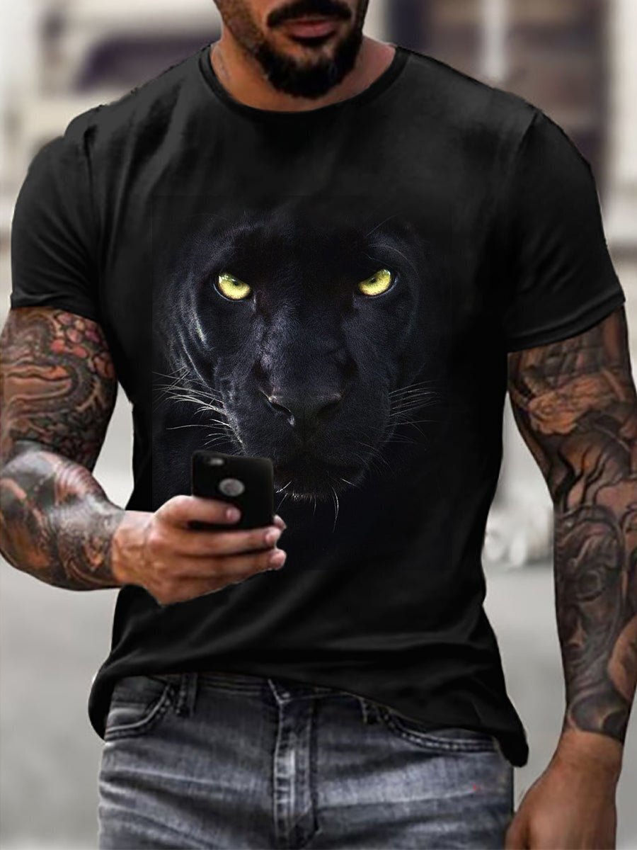 Men&#39;s T-Shirt 3D Print Graphic Optical Illusion Plus Size Short Sleeve Casual Tops