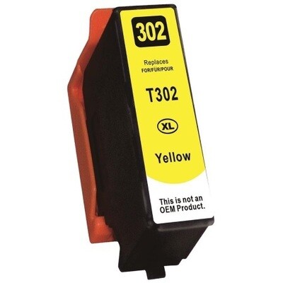 EPSON T302XL420 HIGH YIELD REMANUFACTURED INKJET- YELLOW