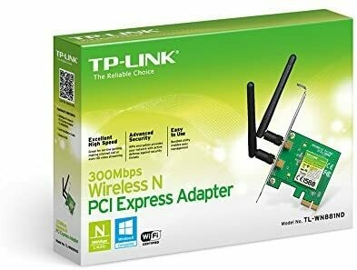 TP-Link TL-WN881ND N300 PCI-E Wireless WiFi network Adapter
