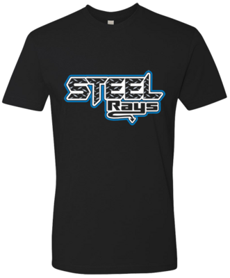 Next Level Black T-shirt (Steel)