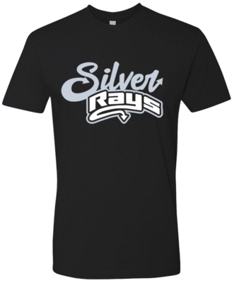 Next Level Black T-shirt (Silver)
