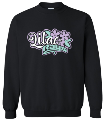 Gildan Black Sweatshirt (Lilac)