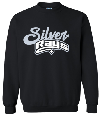Gildan Black Sweatshirt (Silver)