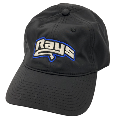 Rays Black Baseball Hat