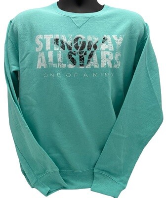 Stingray Allstars Mint Crew Neck Sweatshirt/Hoodie