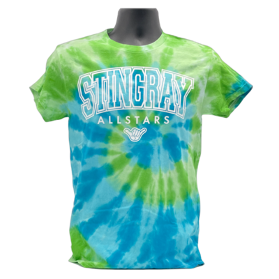 Stingray Allstars Blue/Green Tie Dye Shirt