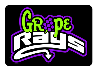Grape Team Hair Bows
