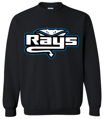 Gildan Black Sweatshirt (Rays Brand)