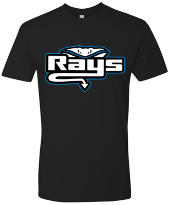 Next Level Black T-shirt (Rays Brand)