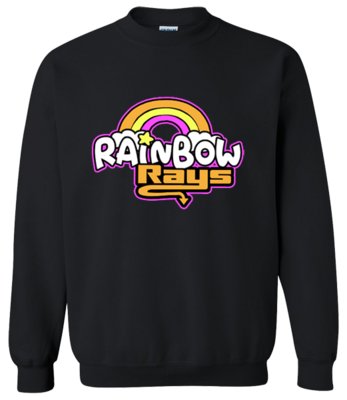 Gildan Black Sweatshirt (Rainbow)