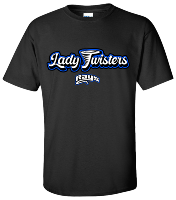 Gildan Black T-shirt (Lady Twisters)