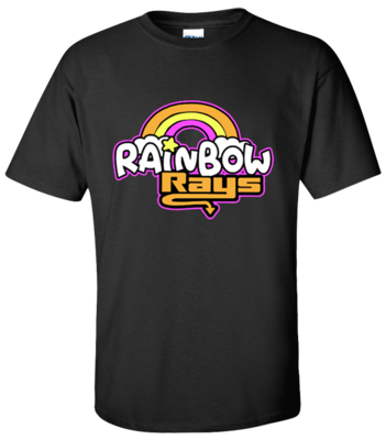 Gildan Black T-shirt (Rainbow)
