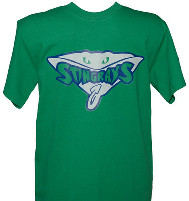Stingrays Animal Green T-shirt