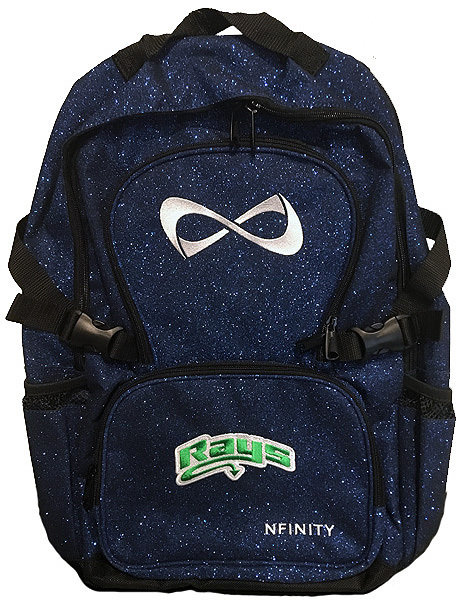 blue sparkle backpack
