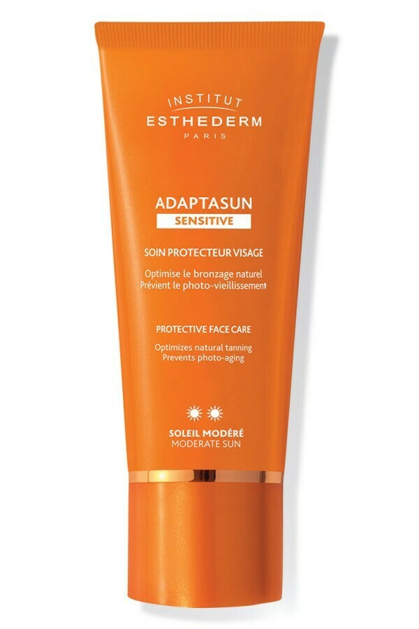 AdaptaSun Crème Visage Peau Sensible Soleil Modéré - Tube 50ml