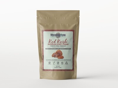 Red Reishi: Organic Reishi mushroom extract powder.