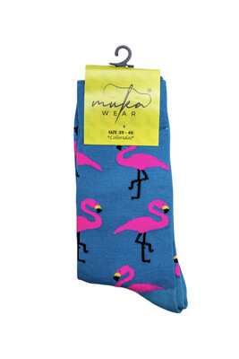 Flamengos In Turquoise