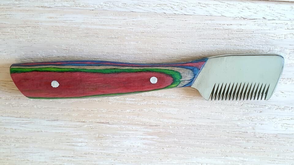 Groomer.dk Rainbow Edition Knife - MEDIUM
