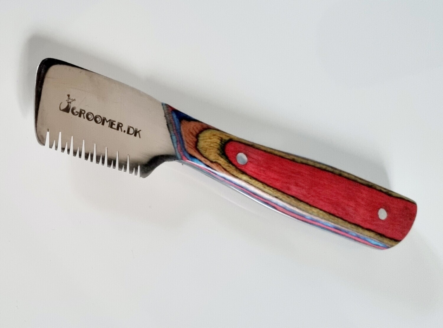 Groomer.dk Rainbow Edition Knife - DOUBLE COARSE