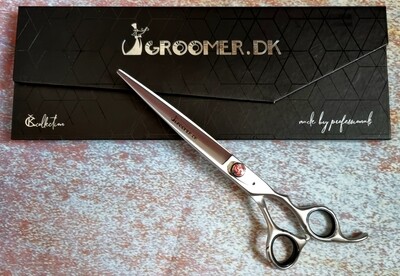 Red Stone Straight Scissor - 7.5"