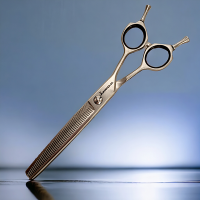 Groomer.dk Scissor - Simply Silver Double Thinner 7&quot;