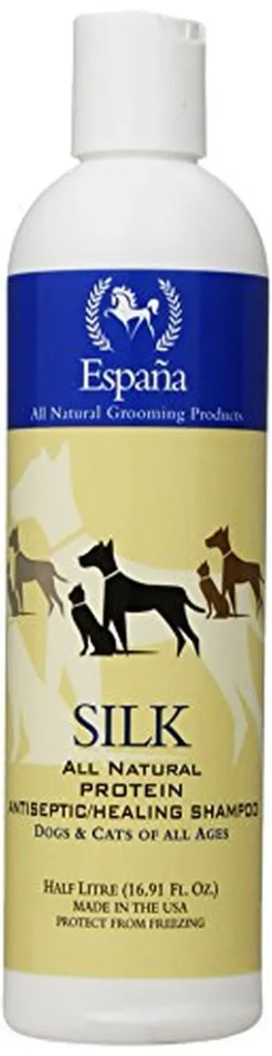 Espana Silk Natural Antiseptic Healing Shampoo for Dogs and Cats Espana Silk Natural Antiseptic Healing Shampoo for Dogs and Cats