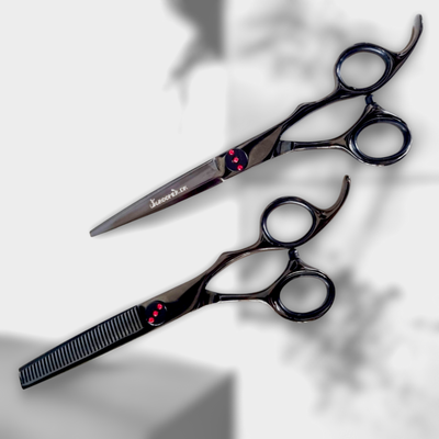 Groomer.dk Black Swan Set - 6.5 Inch